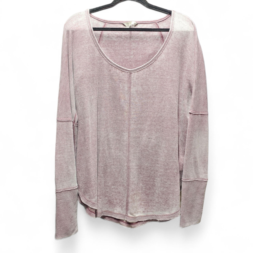 Lucky Brand Retro Faded Thermal Long Sleeve Top Size Large - Picture 1 of 6